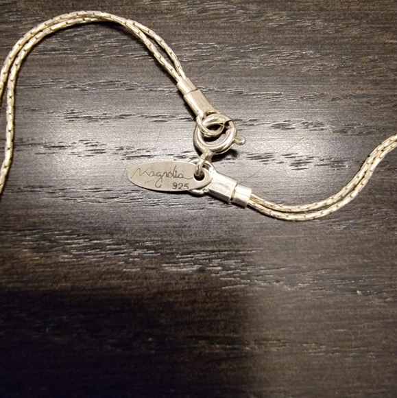 Real Silver Magnolia Necklace - Picture 3 of 3